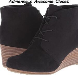 Dr. Scholl's Dakota Lace Wedge Bootie NIB